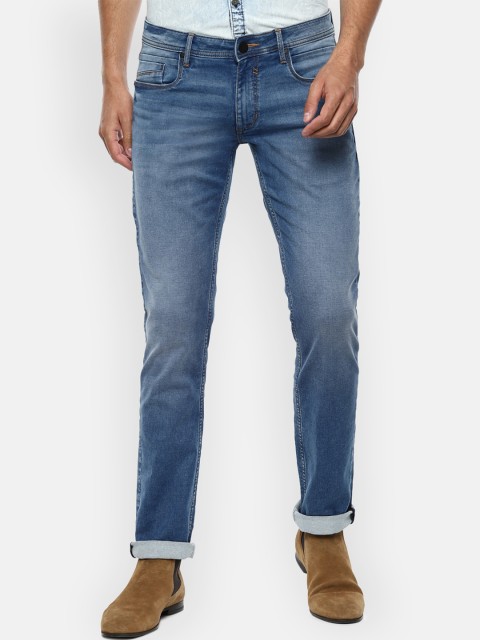 

Louis Philippe Jeans Men Blue Light Fade Cotton Jeans