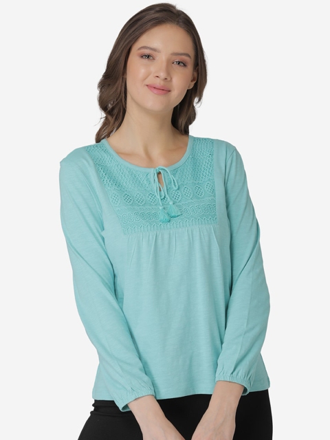 

Mode by Red Tape Turquoise Blue Regular Top