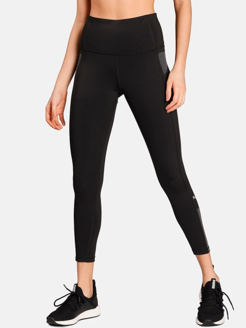 

Puma Women Black Solid Evostripe High 7/8 Tights