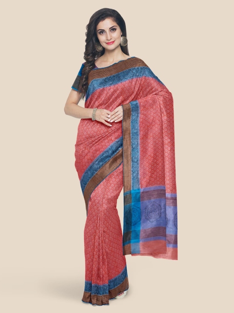 

KLM Fashion Mall Pink Pure Cotton Woven Design Venkatgiri Saree