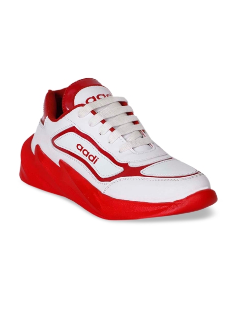 

aadi Men Red Printed Sneakers