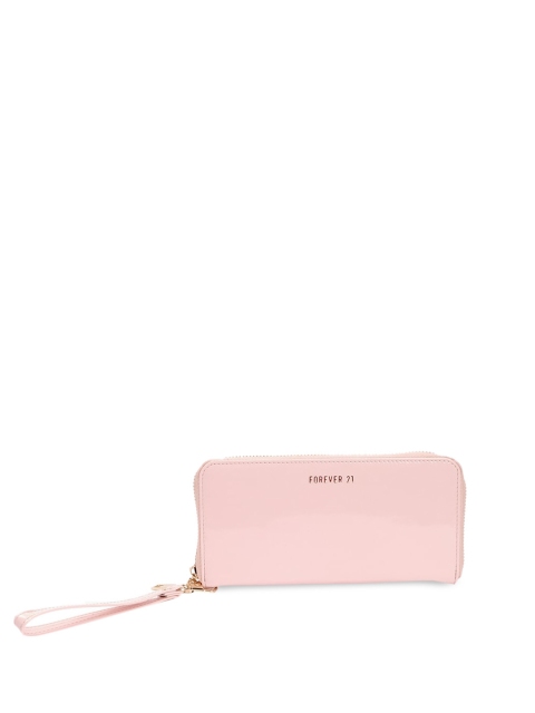

FOREVER 21 Pink Solid Sling Bag