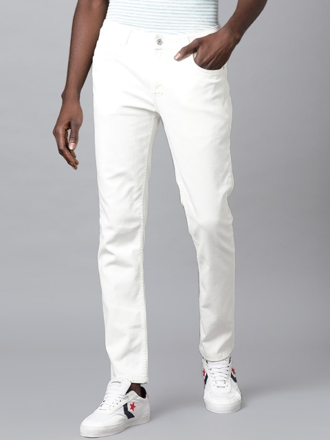 

Blue Saint Men White Clean look Mid-Rise Regular Fit Jeans
