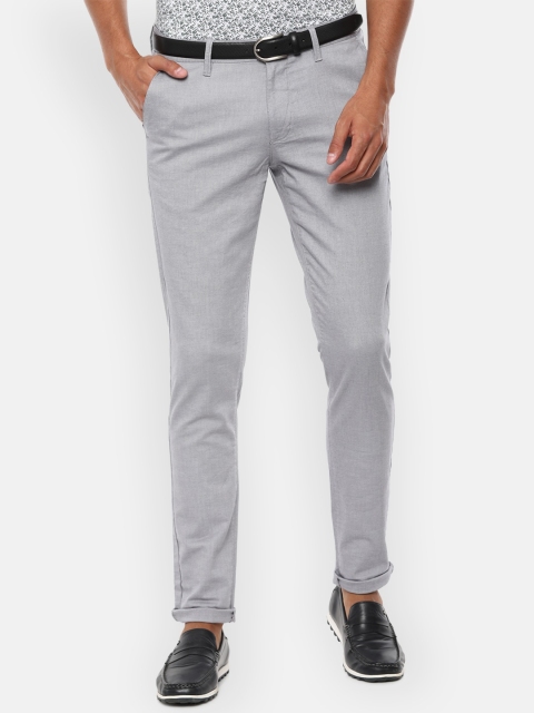

Van Heusen Sport Men Grey Slim Fit Regular Trousers