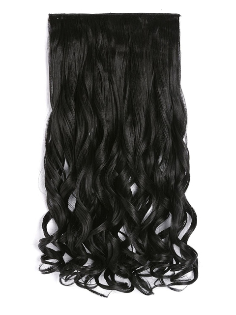 

AkashKrishna Brown Curly/Wavy Hair Extension with 5 Clips