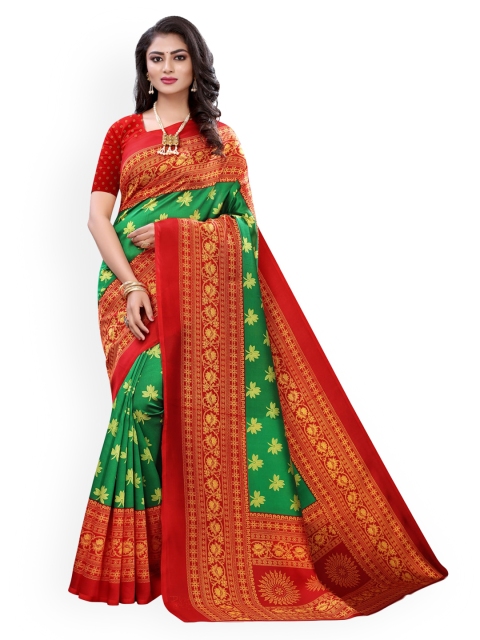

KALINI Red Woven Design Saree
