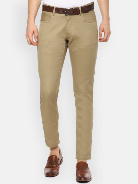 

Louis Philippe Sport Men Khaki Slim Fit Solid Regular Trousers