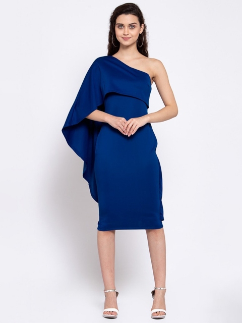 

iki chic Blue Scuba Sheath Dress