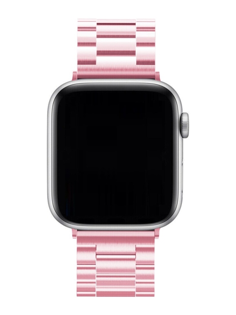

macmerise Unisex Rose Gold-Toned Stainless Steel Apple Watch Band