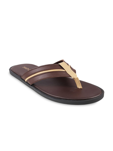 

Mochi Men Brown Leather Comfort Sandals