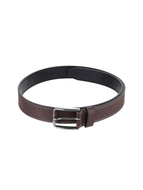 

Paradigm Design Lab Men Brown Leather Textured Belt