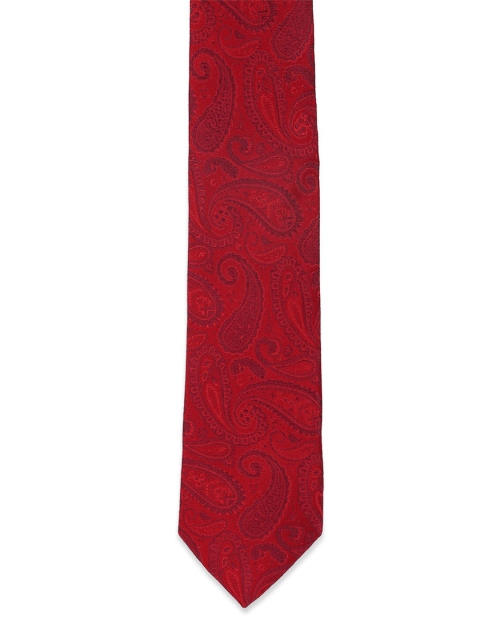 

Van Heusen Red Woven Design Broad Tie