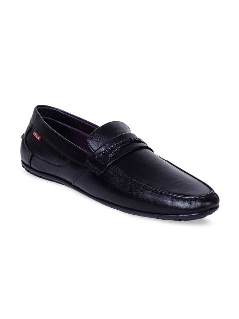 

XESS by iD Men Black Leather Loafers