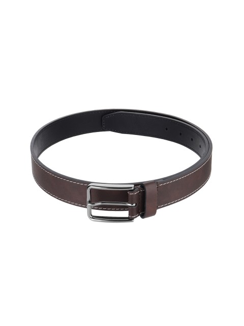 

Paradigm Design Lab Men Brown Textured Leather Belt