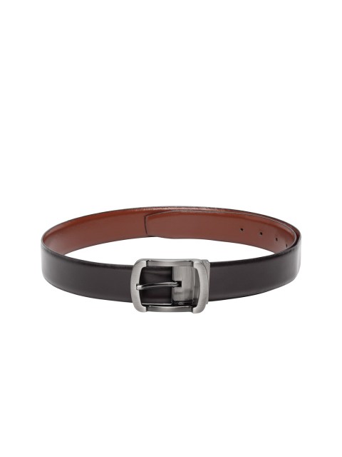 

Teakwood Leathers Men Black Solid Belt