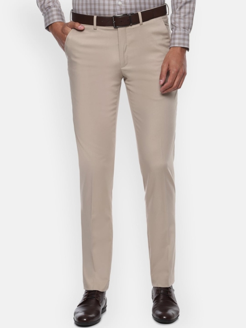 

Van Heusen Men Beige Slim Fit Formal Trousers