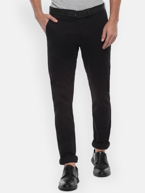 

Van Heusen Sport Men Black Slim Fit Regular Trousers