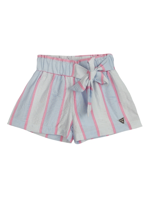 

Tiny Girl Pink Striped Regular Fit Regular Shorts