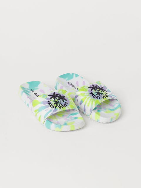 

H&M Boys Multicoloured Printed Pool Shoes, Multi