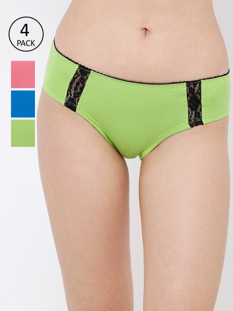 

Heart 2 Heart Women Pack of 4 Assorted AISHA Hipster Briefs UW 100N