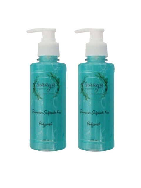 

Inaaya Organics Set of 2 Pearl Gold Body Wash Shower Gel - 250 ml each, Multi