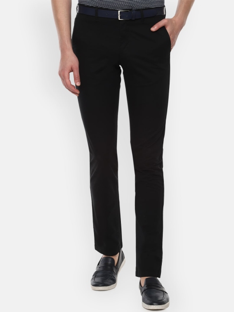 

Van Heusen Sport Men Black Slim Fit Regular Trousers