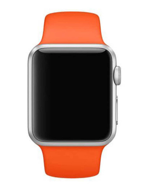 

macmerise Orange Silicone Apple Watch Band