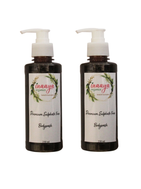 

Inaaya Organics Set of 2 Kaolin Krush Body Wash Shower Gel - 250 ml each, Multi