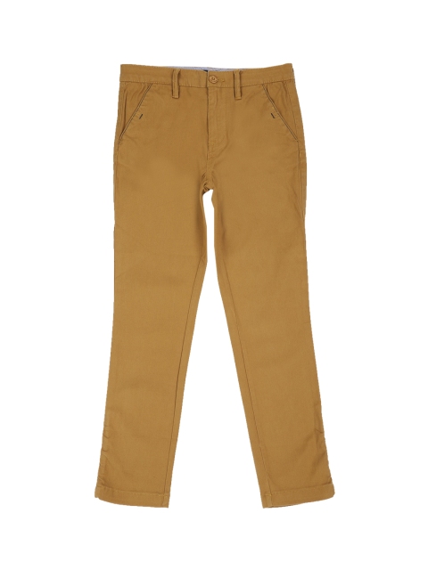 

Allen Solly Junior Boys Khaki Pure Cotton Regular Fit Solid Chinos