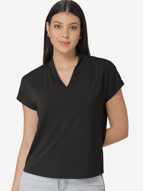 

Mode by Red Tape Women Black Regular Top