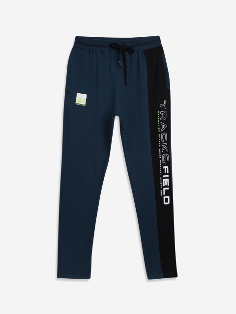 

Octave Boys Blue Solid Cotton Track Pants