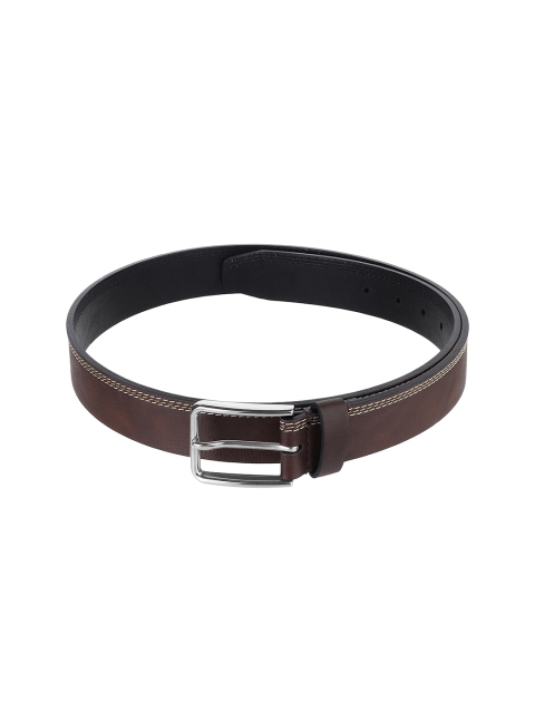 

Paradigm Design Lab Men Brown Solid Leather Belt