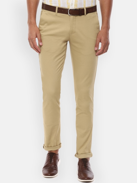 

Van Heusen Sport Men Beige Slim Fit Regular Trousers