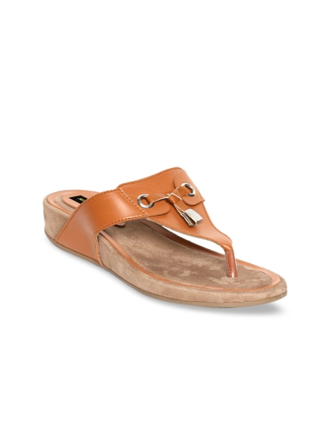 

Milano Torre Women Tan Embellished Sandals