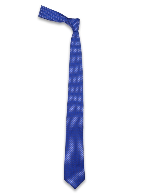 

Louis Philippe Men Blue Woven Design Broad Tie