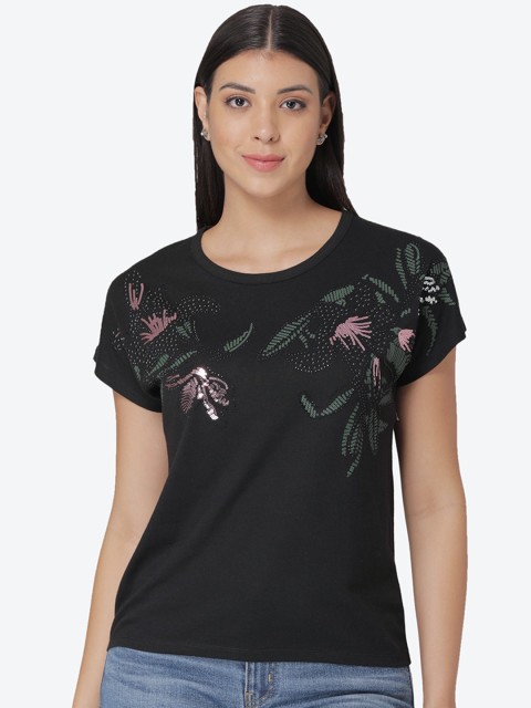 

Mode by Red Tape Black Regular Top