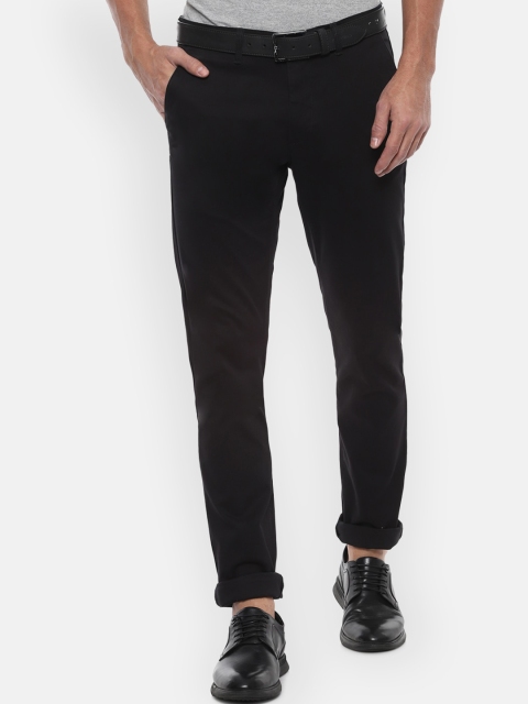 

Van Heusen Sport Men Black Slim Fit Regular Trousers