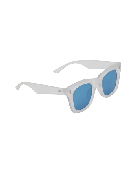 

Floyd Unisex Blue UV ProtectedWayfarer Sunglasses 218 WHT BLUE MER, White