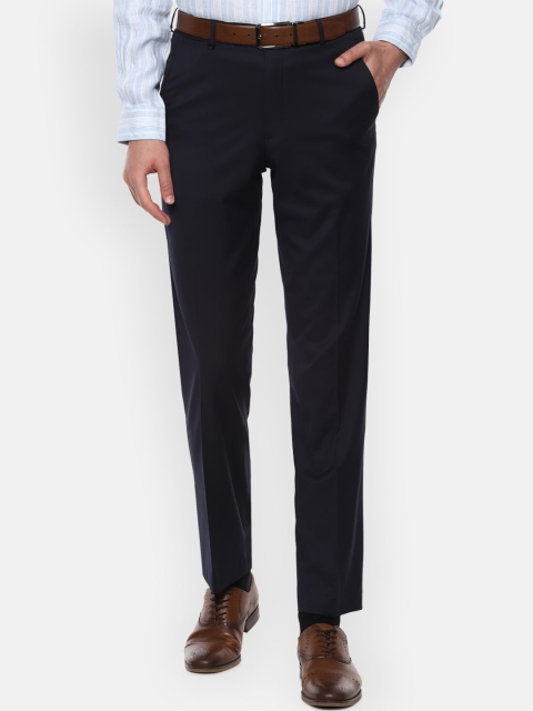 

Van Heusen Men Black Regular Fit Solid Formal Trousers