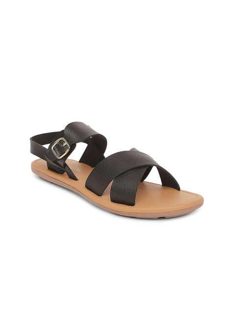 

Forever Glam by Pantaloons Women Black Open Toe Flats