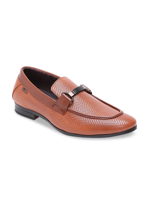 

XESS by iD Men Tan Textured Slip-On Loafer Sneakers