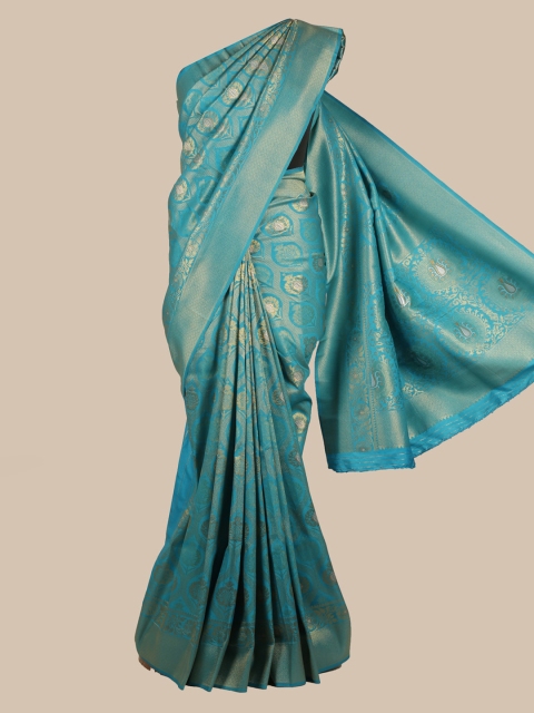 

Pothys Blue Art Silk Woven Design Banarasi Saree