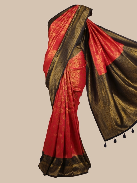 

Pothys Pink Woven Design Art Silk Saree