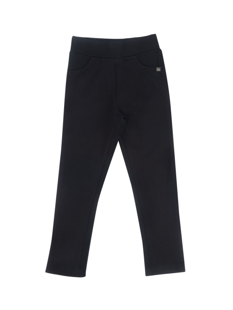

Tiny Girl Girls Black Solid Skinny-Fit Treggings