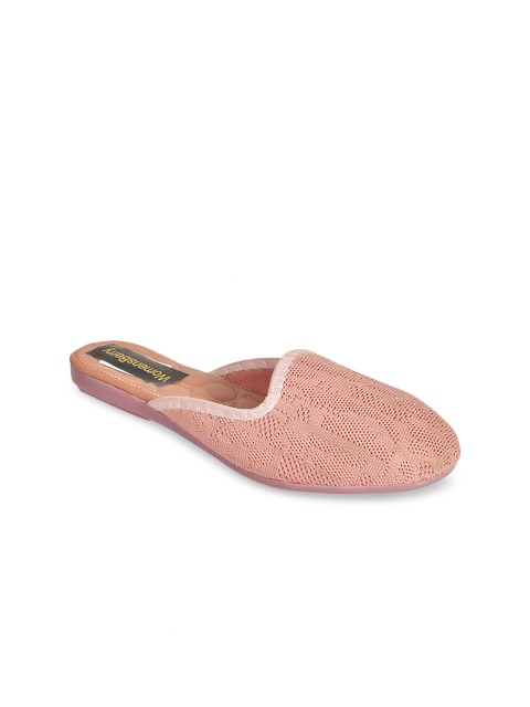

WOMENS BERRY Women textured Mules, Pink