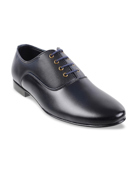 

WALKWAY by Metro Men Navy Blue Solid Formal Oxfords