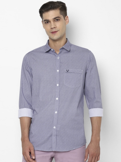 

Allen Solly Men Blue Slim Fit Checked Casual Shirt