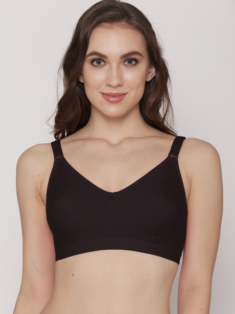 

Kalyani Black Solid Non-Wired Non Padded Cotton Everyday Bra 1720