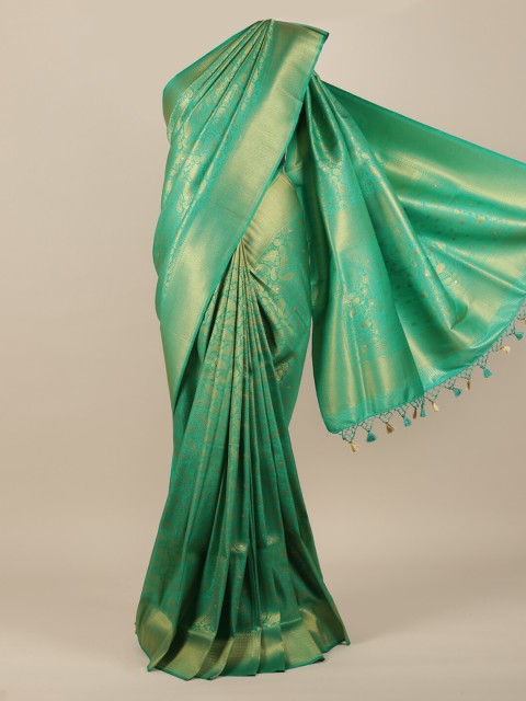 

Pothys Green Art Silk Woven Design Banarasi Saree