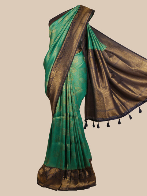 

Pothys Green Art Silk Woven Design Banarasi Saree